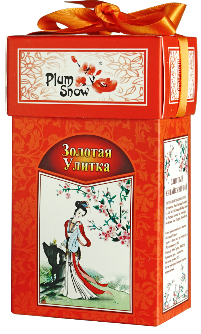 Чай Plum Snow Золотая Улитка, 100г. - фото