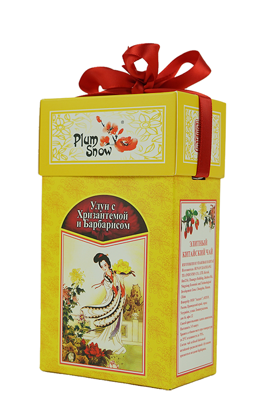 Чай Plum Snow Улун с Хризантемой и Барбарисом, 100г. - фото