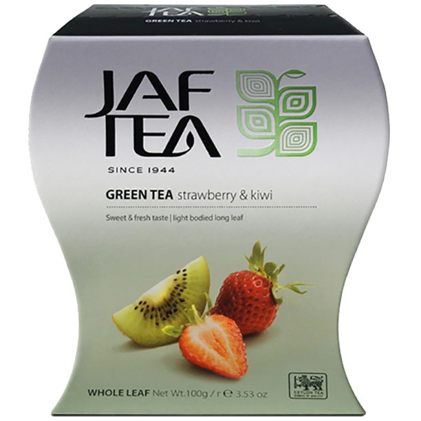 JAF TEA SC Strawberry+Kiwi в фигурной пачке, 100г.