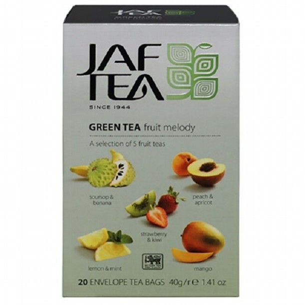 JAF TEA SC Green Fruit Melody (20 пак.по2г.) зел. Ассорти, 40г. - фото