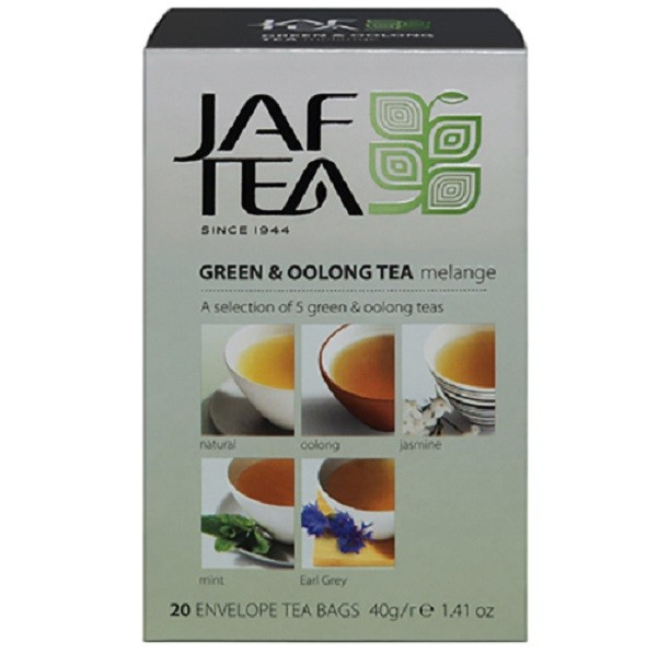 JAF TEA SC Green & Oolong tea melange (20 пак.по 2г.) Ассорти, 40г. - фото