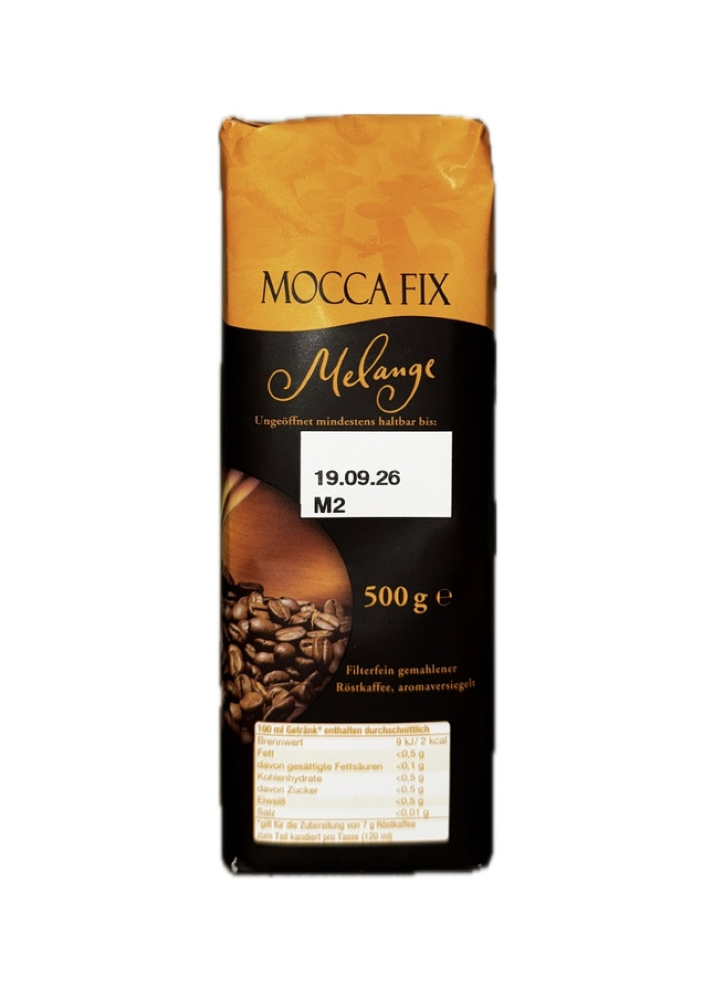 Кофе  мол. 'MOCCA FIX Melange',  масса 500г. - фото2