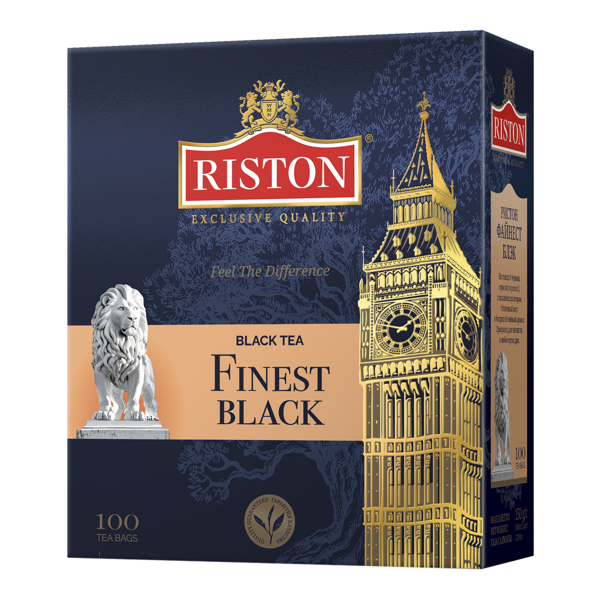 Чай RISTON BIG BEN FINEST BLACK 100пак.