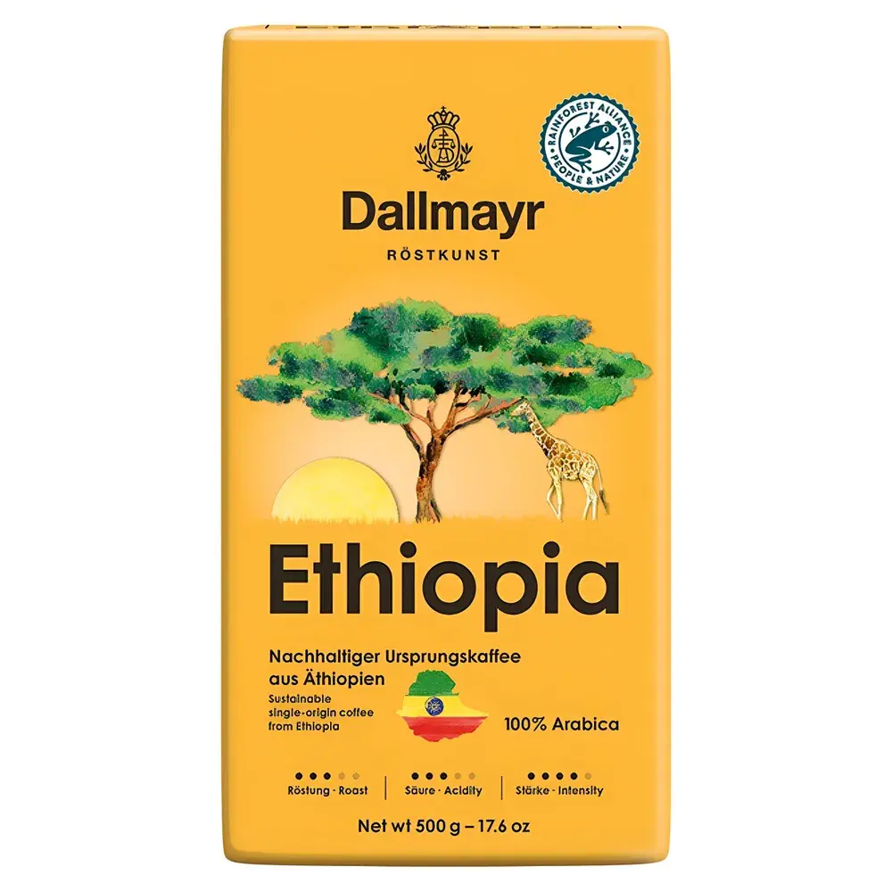 Кофе молотый Dallmayr Ethiopia 500г. - фото