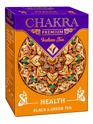 Чай CHAKRA HEALTH черный и зеленый 200г.- фото